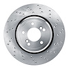620-31092D Drilled Brake Rotor, 2008-2013 BMW, Position: Rear Right - image 1