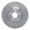 620-31126D Drilled Brake Rotor, 2015-2020 BMW, Position: Rear Right - image 1