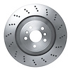 620-31187D Drilled Brake Rotor, Fits Select BMW, Position: Rear Right - image 1