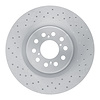 620-59065 Drilled Brake Rotor, Fits Select Acura/Honda, Position: Front - image 1