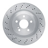 620-63102 Drilled Brake Rotor, 2013-2020 Mercedes-Benz, Position: Rear - image 1
