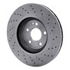 620-63108 Drilled Brake Rotor, 2014-2020 Multiple Makes/Models, Position: Front - image 4