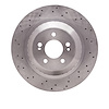 620-63113 Drilled Brake Rotor, 2014-2021 Mercedes-Benz, Position: Rear