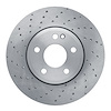620-63120 Drilled Brake Rotor, 2012-2017 Mercedes-Benz, Position: Front - image 1