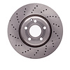 620-63121 Drilled Brake Rotor, 2015-2017 Mercedes-Benz, Position: Front - image 1