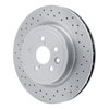 620-75025 Drilled Brake Rotor, 2008-2014 Lexus/Toyota/Scion, Position: Rear - image 2