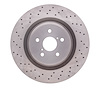 620-75026 Drilled Brake Rotor, 2008-2014 Lexus/Toyota/Scion, Position: Front