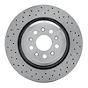 620-79008 Drilled Brake Rotor, Fits Select Maserati, Position: Rear - image 1