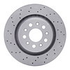 620-79010 Drilled Brake Rotor, Fits Select Maserati, Position: Rear - image 1