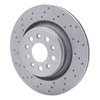 620-79010 Drilled Brake Rotor, Fits Select Maserati, Position: Rear - image 2