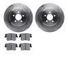 6202-39125 Brake Rotors w/Heavy-Duty Brake Pads Kit, 2006-2014 Mopar, Position: Rear - image 1