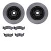 6202-39161 Brake Rotors w/Heavy-Duty Brake Pads Kit, 1974-1984 Mopar, Position: Front - image 1