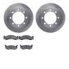 6202-40291 Brake Rotors w/Heavy-Duty Brake Pads Kit, 1980-1993 Mopar, Position: Front - image 1