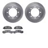 6202-40292 Brake Rotors w/Heavy-Duty Brake Pads Kit, 1990-1993 Mopar, Position: Front - image 1