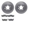 6202-40312 Brake Rotors w/Heavy-Duty Brake Pads Kit, 1974-1981 Mopar, Position: Front - image 1
