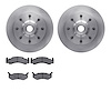 6202-40327 Brake Rotors w/Heavy-Duty Brake Pads Kit, 1978-1997 Mopar, Position: Front - image 1