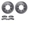 6202-40342 Brake Rotors w/Heavy-Duty Brake Pads Kit, 1975-1989 Mopar, Position: Front - image 1