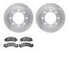 6202-40346 Brake Rotors w/Heavy-Duty Brake Pads Kit, 1990-1993 Mopar, Position: Front - image 1