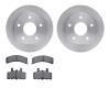 6202-40369 Brake Rotors w/Heavy-Duty Brake Pads Kit, 1994-1999 Mopar, Position: Front - image 1