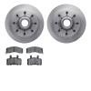 6202-40375 Brake Rotors w/Heavy-Duty Brake Pads Kit, 1994-1999 Mopar, Position: Front - image 1