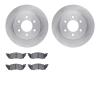 6202-40390 Brake Rotors w/Heavy-Duty Brake Pads Kit, 1997-1998 Mopar, Position: Front - image 1