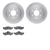 6202-40391 Brake Rotors w/Heavy-Duty Brake Pads Kit, 1998-1999 Mopar, Position: Front - image 1