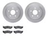 6202-40474 Brake Rotors w/Heavy-Duty Brake Pads Kit, 2004-2006 Mopar, Position: Rear - image 1