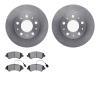 6202-40505 Brake Rotors w/Heavy-Duty Brake Pads Kit, 2014-2021 Mopar, Position: Front - image 1