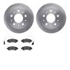 6202-40510 Brake Rotors w/Heavy-Duty Brake Pads Kit, 2014-2021 Mopar, Position: Rear - image 1