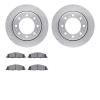 6202-40522 Brake Rotors w/Heavy-Duty Brake Pads Kit, 2009-2018 Mopar, Position: Rear - image 1
