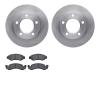 6202-42126 Brake Rotors w/Heavy-Duty Brake Pads Kit, 1974-1980 Multiple Makes/Models, Position: Front - image 1