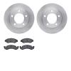 6202-42129 Brake Rotors w/Heavy-Duty Brake Pads Kit, 1976-1978 Mopar, Position: Front - image 1