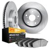 6202-47121 Brake Rotors w/Heavy-Duty Brake Pads Kit, 1970-1981 GM, Position: Front - image 2