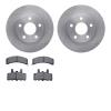 6202-47161 Brake Rotors w/Heavy-Duty Brake Pads Kit, 1990-1993 GM, Position: Front - image 1