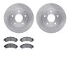 6202-48004 Brake Rotors w/Heavy-Duty Brake Pads Kit, 1997-2005 GM, Position: Front - image 1