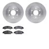 6202-48058 Brake Rotors w/Heavy-Duty Brake Pads Kit, 2005-2008 GM, Position: Front - image 1