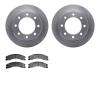 6202-48064 Brake Rotors w/Heavy-Duty Brake Pads Kit, 2009-2020 GM, Position: Rear - image 1