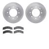 6202-48073 Brake Rotors w/Heavy-Duty Brake Pads Kit, 2011-2019 GM, Position: Rear - image 1