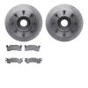 6202-48078 Brake Rotors w/Heavy-Duty Brake Pads Kit, 1979-1979 GM, Position: Front - image 1