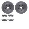 6202-48111 Brake Rotors w/Heavy-Duty Brake Pads Kit, 1983-1992 GM, Position: Front - image 1