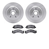 6202-48159 Brake Rotors w/Heavy-Duty Brake Pads Kit, 1993-2005 Multiple Makes/Models, Position: Front - image 1