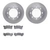6202-48352 Brake Rotors w/Heavy-Duty Brake Pads Kit, 1979-1991 GM, Position: Front - image 1