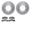 6202-48353 Brake Rotors w/Heavy-Duty Brake Pads Kit, 1971-1973 GM, Position: Front - image 1
