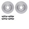 6202-54010 Brake Rotors w/Heavy-Duty Brake Pads Kit, 2011-2012 Ford/Lincoln/Mercury/Mazda, Position: Front - image 1