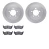 6202-54016 Brake Rotors w/Heavy-Duty Brake Pads Kit, 2002-2005 Ford/Lincoln/Mercury/Mazda, Position: Rear - image 1