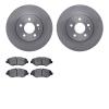 6202-63536 Brake Rotors w/Heavy-Duty Brake Pads Kit, Fits Select Mercedes-Benz, Position: Front - image 1