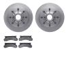 6202-99284 Brake Rotors w/Heavy-Duty Brake Pads Kit, 1986-1994 Ford/Lincoln/Mercury/Mazda, Position: Front - image 1