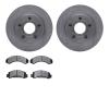 6202-99287 Brake Rotors w/Heavy-Duty Brake Pads Kit, 1990-1994 Ford/Lincoln/Mercury/Mazda, Position: Front - image 1