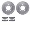 6202-99315 Brake Rotors w/Heavy-Duty Brake Pads Kit, 1994-1996 Ford/Lincoln/Mercury/Mazda, Position: Front - image 1