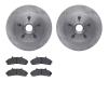 6202-99339 Brake Rotors w/Heavy-Duty Brake Pads Kit, 1995-1997 Ford/Lincoln/Mercury/Mazda, Position: Front - image 1